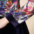 VEGININA 新款修身金丝绒妈妈装长袖连衣裙 9908(紫色 XXL)第5张高清大图
