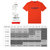 NEW BOLUNE/新百伦短袖T恤男款2021春季新款运动时尚系列运动服(桔色 L)第4张高清大图