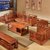 颐和檀 红木家具非洲花梨学名:刺猬紫檀沙发实木贵妃沙发组合第3张高清大图