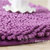 艾虎雪尼尔创意可爱心形防滑地垫浴室吸水防滑心型门垫(粉色 50*60cm)第4张高清大图