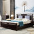 亚格林 新中式 床 实木1.8米双人床主卧室轻奢婚床1.5米大床(床)第2张高清大图
