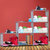 索尔诺 时尚大容量书架  自由组合简易储物架 书柜(粉红色 sj020304)第2张高清大图