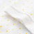 emimi 爱米米 日本制造婴儿衣服纯棉短款上衣和尚服 0-3个月(新生儿（0-3个月） 黄色小米星短款)第3张高清大图