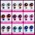 AIF春夏季新款耳钉 糖果UV系列 时尚配饰 日韩风(UV系列-玫瑰红)第4张高清大图