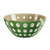 意大利guzzini 原装进口创意小吃碗家用水果碗甜品碗沙拉碗幻影波点碗 国美厨空间(绿色 大号)第2张高清大图