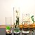 创简坊（CJIANFF） 落地直筒水培大号花器 富贵竹玻璃花瓶透明 婚庆路引(口径20cm高40cm)第2张高清大图