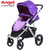 小天使婴儿推车高景观双向婴儿车避震手推车婴儿童推车 4930(紫色)第2张高清大图