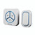 CACAZI卡佳斯 9909 一拖四 门铃无线家用远距离无线门铃不用电线电子遥控门铃防水 老人呼叫器(白色)第5张高清大图