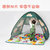沙滩公园遮阳帐篷小孩儿童男女孩室内外游戏玩具屋海边自动帐篷 tp2347(浅灰色)第3张高清大图