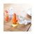 硅胶油刷瓶耐高温烧烤刷子烘培工具厨房油刷油瓶刷厨房工具(挤压式橘色)第4张高清大图