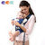 抱抱熊 多功能婴儿背带 透气款四合一宝宝包袋A02(蓝色)第3张高清大图