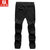 吉普盾 系带运动裤子 春装新品针织长裤男士宽松休闲裤3583(黑色 4XL)第3张高清大图