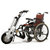 Wisking 威之群 Q1 轮椅拖车头运动轮椅车头驱动头拖头12寸(白色 两边连接)第4张高清大图