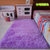 客厅茶几地毯卧室床边地毯飘窗地毯榻榻米地毯(长毛浅紫色)第5张高清大图