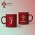 葡萄牙国家队官方商品 | 陶瓷马克杯 C罗B费球衣印号款纪念水杯子(C罗（7号印号）)第2张高清大图