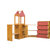 鑫博奥区域活动组合柜幼儿园组合柜原木色  区域活动组合柜(组合柜)第4张高清大图