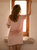 维密情睡衣女夏性感短袖高级感中长款大码真丝睡裙衬衫薄款家居服(甜美粉 M（适合80-118斤）)第5张高清大图