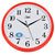 康巴丝时尚创意客厅钟表挂钟静音简约时钟C2246(红色)第4张高清大图
