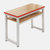 卡里鳄 KLE—CEW029长条形书写桌凳1200*400*800mm一书桌两凳第5张高清大图