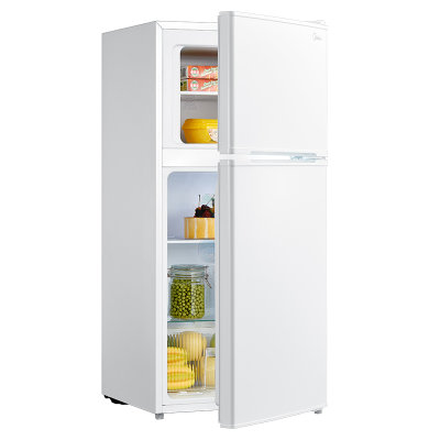 美的(Midea) BCD-112CMB 家用电冰箱 双门冰箱 白色