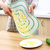 厨房家用塑料迷你小菜板切菜板防霉大号辅食砧板切水果案板擀面板（新疆西藏青海不发货）(黄色 小号)第4张高清大图