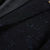 HLA/海澜之家修身花纹款经典有型舒适休闲西服时尚单西外套HWXAD1R011A(黑色花纹11 165/84Y)第4张高清大图