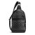 COACH 蔻驰 F72043 男士新款PVC肩背包胸包斜跨包(黑色 自定义)第3张高清大图