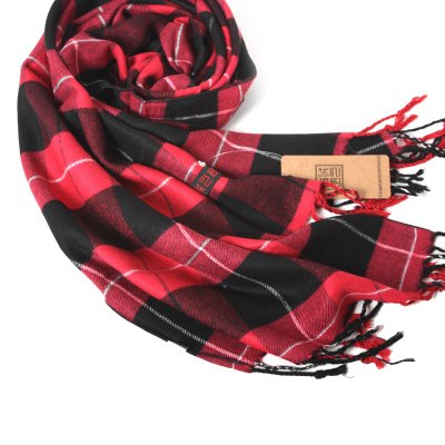 绒之尚语GM-023木天丝围巾（红色）（两条装）