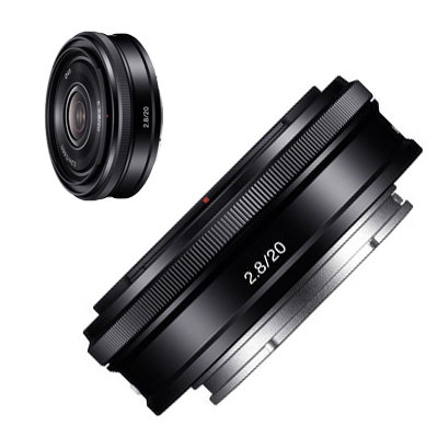 索尼(SONY) E20mm F2.8 微单相机镜头 广角镜头(套餐二)