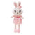 新款背带兔毛绒玩具 大号情侣兔子玩偶公仔 娃娃抱枕女生生日礼物抱枕毛绒公仔(绿色 55厘米（0.35kg）)第5张高清大图