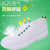 春季学生皮面鞋女帆布韩版系带运动鞋百搭透气小白鞋平底休闲板鞋(绿色 40)第2张高清大图
