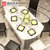 曲尚(Qushang) 钢化玻璃餐 桌椅组合 餐桌 简约现代餐台折叠圆桌伸缩008(【单桌】 烤漆款)第5张高清大图