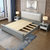 吉木多 实木床1.8米双人床现代简约欧美式床主卧1.5m单人高箱储物软包床(1.5*2米宝马灰 单床)第3张高清大图