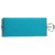 PNY/必恩威 双子盘 U盘 32G 金属旋转优盘(天蓝色)第4张高清大图