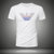 欧洲站美杜莎夏季2020新款潮流牌男士丝光棉烫钻短袖T恤大码体恤2(XL 白色)第5张高清大图