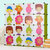 索尔诺收纳柜DIY组装树脂塑料卡通儿童简易衣柜宝宝衣橱(粉色 16门16格 M161600)第4张高清大图