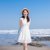 2018夏季新款女装修身显瘦流苏镂空水溶蕾丝ins超火的连衣裙裙子(白色)(XS)第2张高清大图