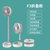志高(CHIGO)小风扇落地扇家用可伸缩折叠USB充电小型电风扇(台式白色不可摇头)第5张高清大图