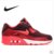 Nike/耐克官方 NIKE AIR MAX 90女鞋运动鞋 透气气垫鞋跑步鞋夏季(黑红 37)第2张高清大图