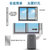 海尔（Haier） 移动空调大1匹/1.5匹家用单冷可移动一体机免排水免安装厨房机房柜机立式空调(灰色 1.5匹单冷款 KY-35/EBU1)第5张高清大图