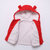 Oissie 奥伊西 1-4岁宝宝连帽冬季棉衣婴儿外出服儿童棉服(110厘米（建议3-4岁） 大红)第5张高清大图
