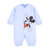 迪士尼宝宝哈衣婴儿衣服连体衣长袖卡通前开闭裆哈衣(米黄色 80cm(12-18个月))第4张高清大图