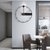新款现代创意nomon餐厅客厅挂表简约北欧风钟表时尚轻奢挂钟时钟(20英寸以上 时之彼端（小号）)第4张高清大图