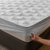 雅乐巢(GAGAKUNEST)床笠单件夹棉加厚席梦思床垫保护套定制防滑固定床罩全包防尘罩套可机洗床褥保护套(白色)第6张高清大图
