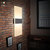 东联LED壁灯床头灯客厅卧室阳台过道楼梯创意简约现代墙壁灯B20(暖光12W小号黑色)第3张高清大图