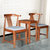 木巴新中式茶水桌椅组合全实木牛角椅阳台桌椅三件套户外家具(小茶几CJ184 包邮送至楼下（乡镇不派送）)第2张高清大图