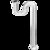 科勒S型去水弯管墙装式去水弯管R9032T-CP/R9071T-CP(9032（落地弯管）)第5张高清大图