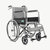 可孚折叠轻便轮椅老人残疾人旅行代步便携轮椅手推车代步车免安装(灰色)第3张高清大图