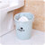 垃圾桶 塑料客厅无盖卫生间垃圾桶厨房欧式家用卧室垃圾筒lq0600(绿色 大号)第3张高清大图