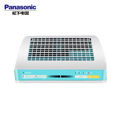 Panasonic/松下净化器F-PDF35C-NG空气净化器家用卧室办公活性炭除甲醛二手烟尘PM2.5雾霾(白蓝 热销)